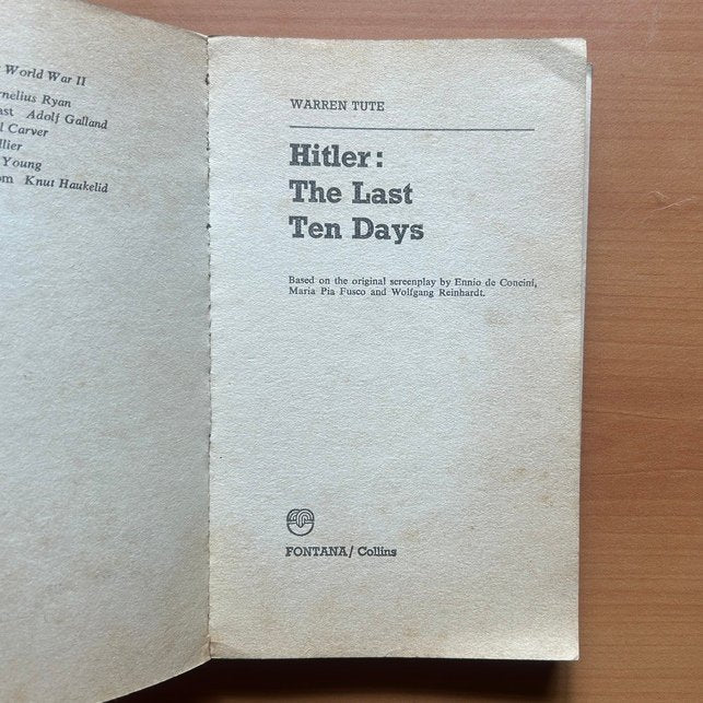 Hitler: The Last Ten Days - Warren Tute image 2
