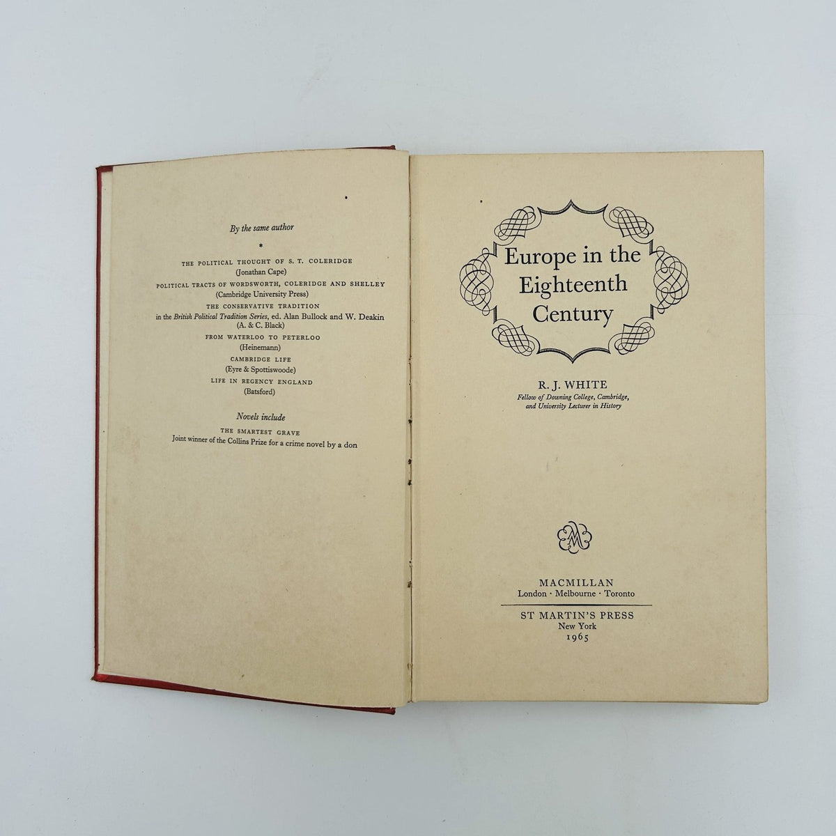 EUROPE IN THE EIGHTEENTH CENTURY by R.J. White image 3