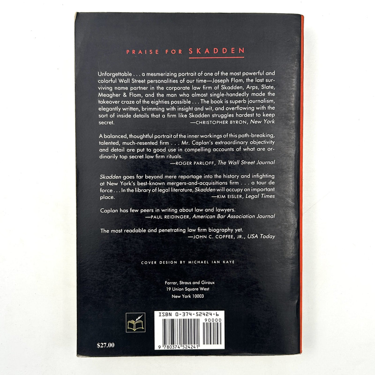 Skadden by Lincoln Caplan image 1