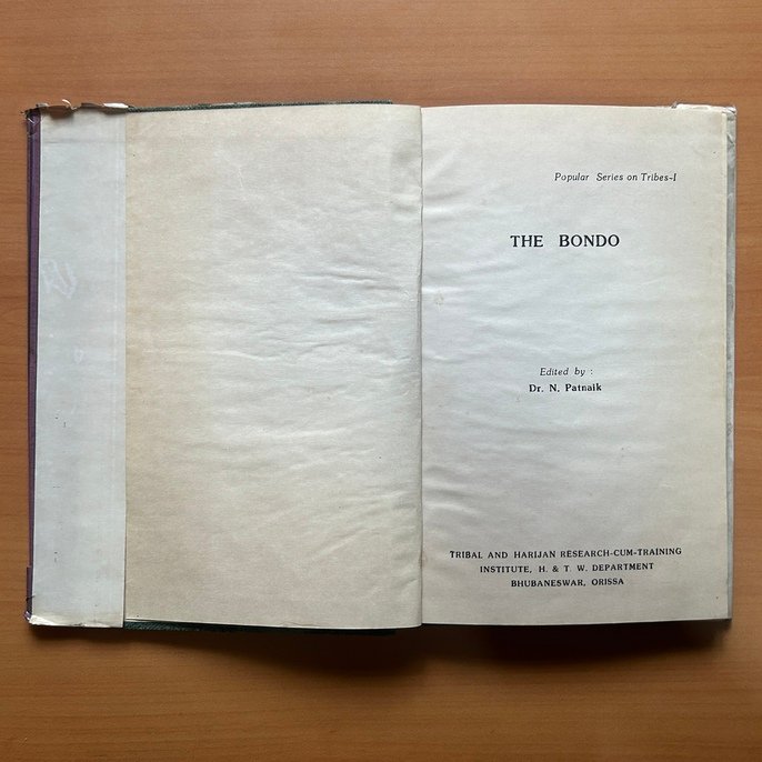The Bondo  - Dr. N. Patnaik image 1