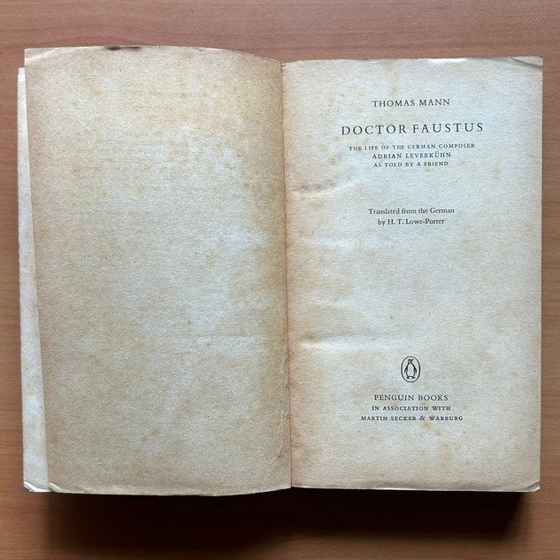 Doctor Faustus - Thomas Mann image 2