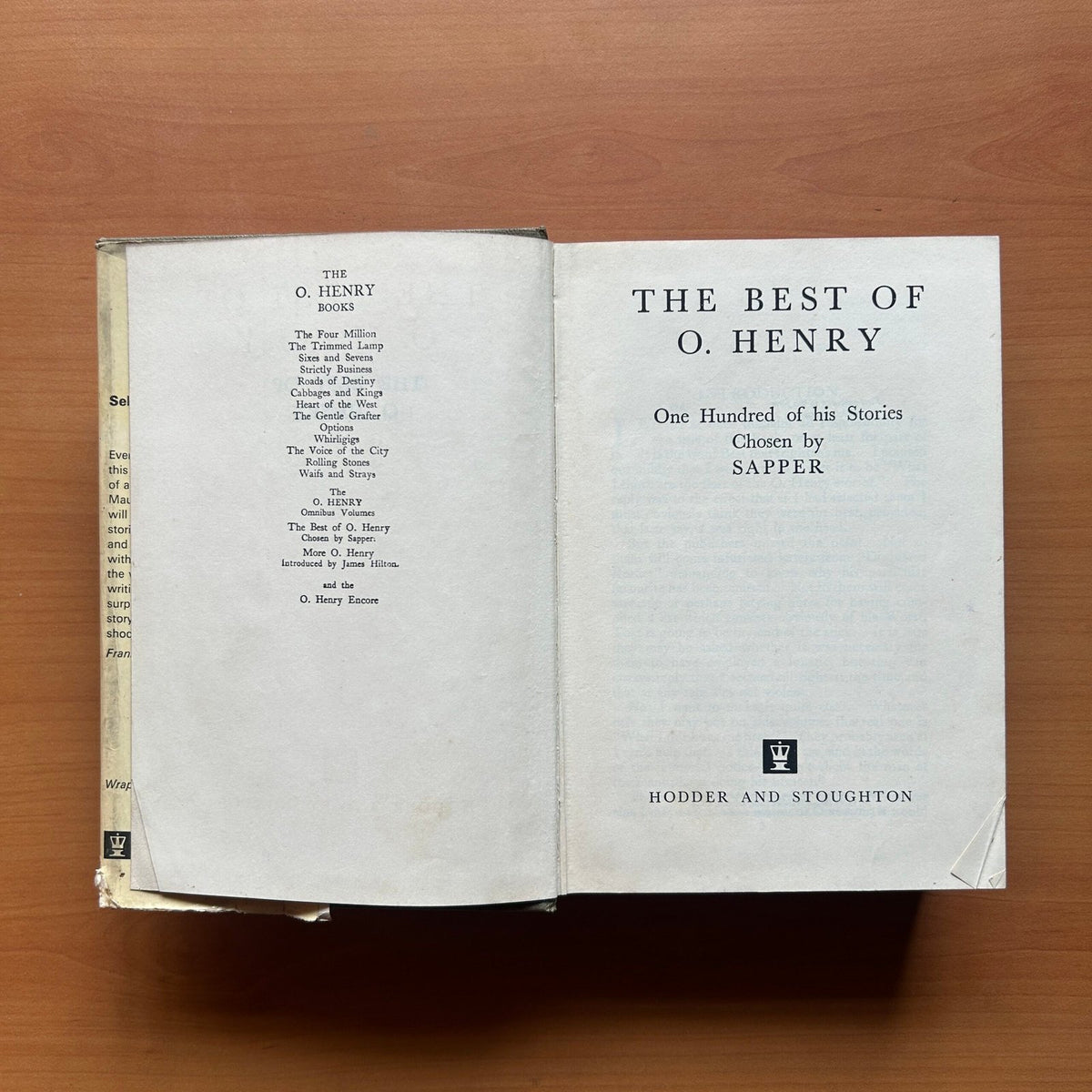 The Best of O. Henry (One Hundred of His Stories Chosen by Sapper)  - O. Henry (Selected by Sapper) image 3