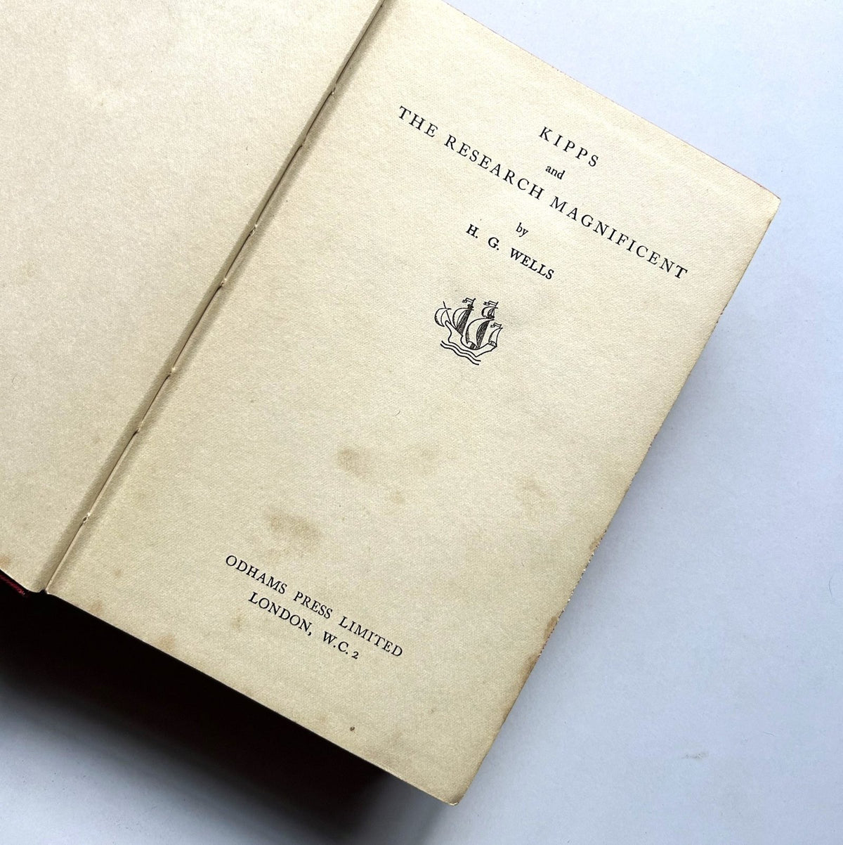 KIPPS &amp; THE RESEARCH MAGNIFICENT BY H.G WELLS image 2