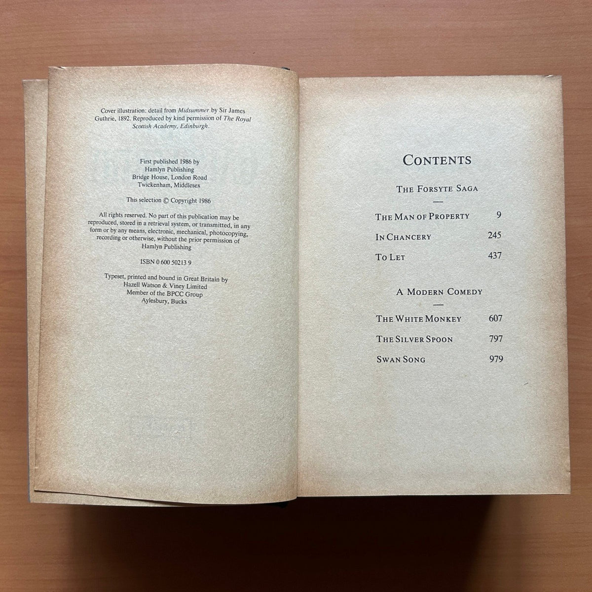 The Forsyte Saga &amp; A Modern Comedy - John Galsworthy image 2