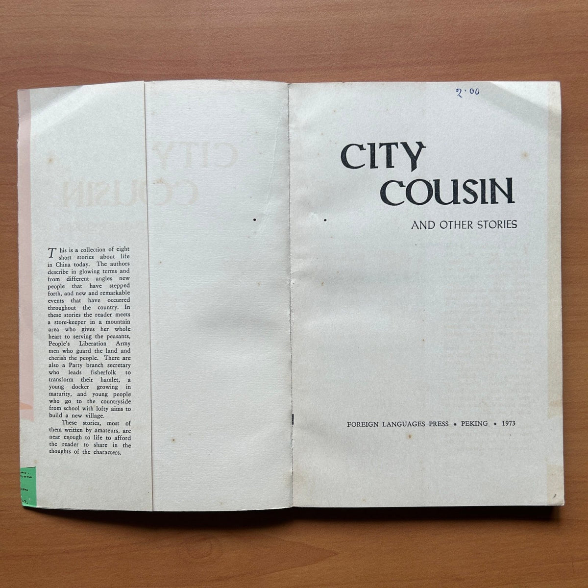 City Cousin and Other Stories image 1