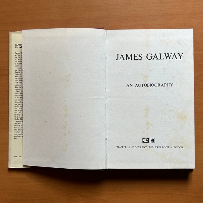 James Galway: An Autobiography  - James Galway image 1