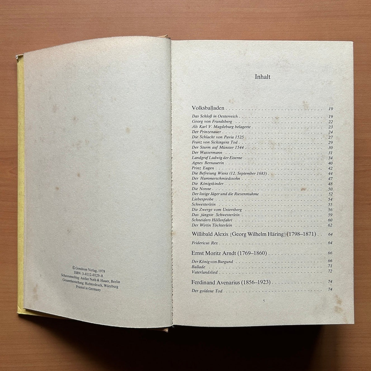 Deutscher Balladenschatz  -  Gondrom Verlag, Bayreuth image 3