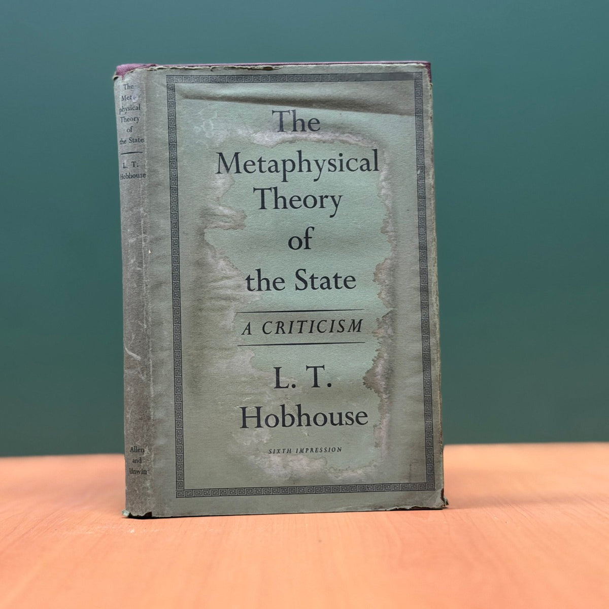 The Metaphysical Theory of the State by L.T. Hobhouse image 0