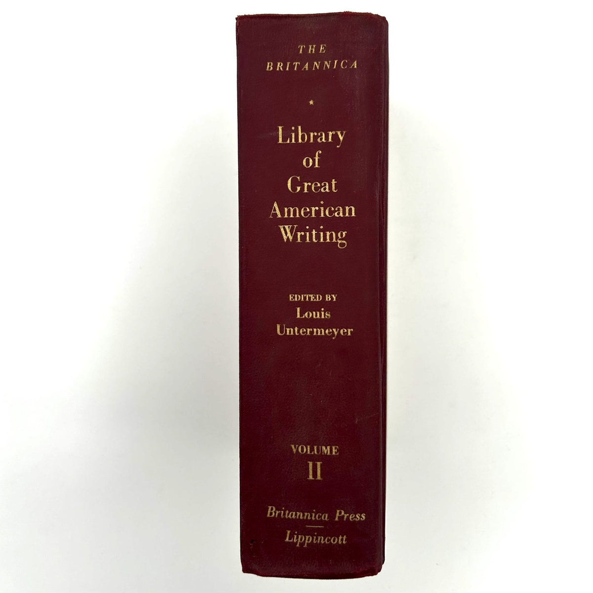 THE BRITANNICA - LIBRARY OF GREAT AMERICAN WRITING BY LOUIS UNTERMEYER image 16
