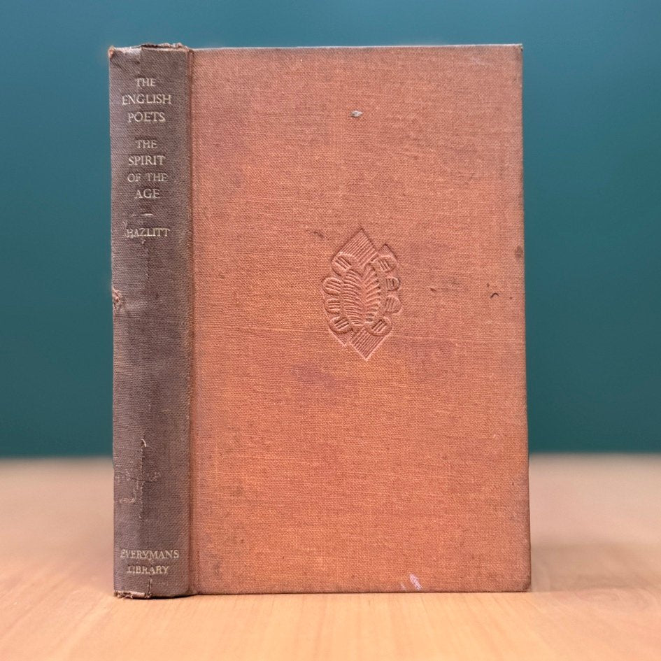 Lectures on the English Poets &amp; The Spirit of the Age  - William Hazlitt image 0