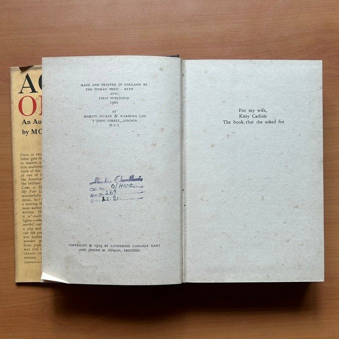 Act One: An Autobiography  -  Moss Hart image 3