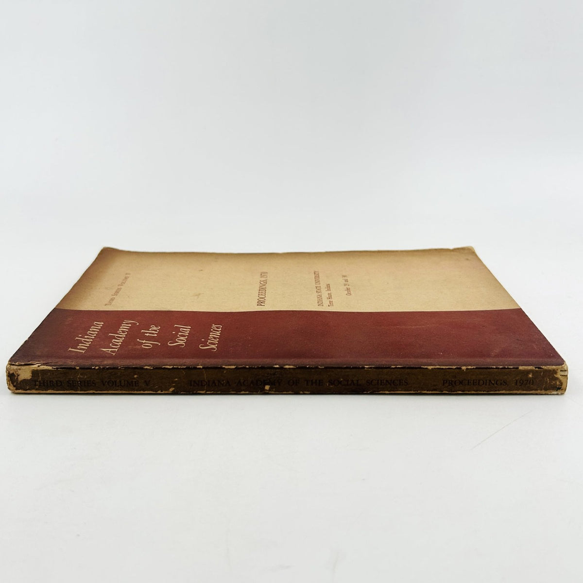 Indiana Academy of the Social Sciences Proceedings, 1970 image 1