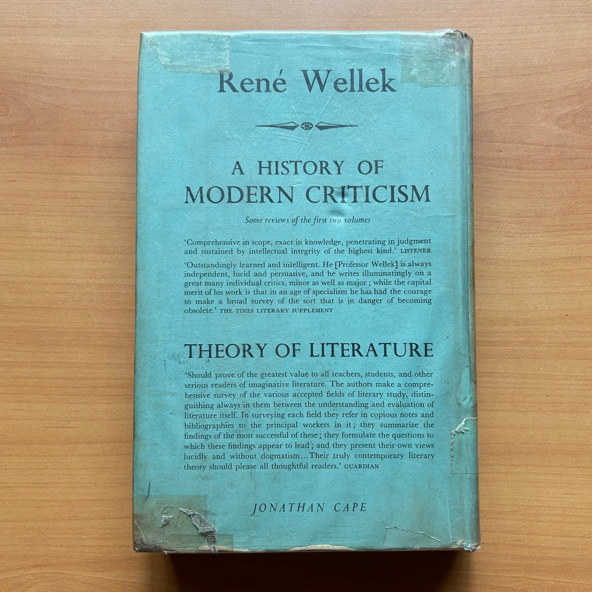 A History of Modern Criticism: 1750–1950  - René Wellek image 2