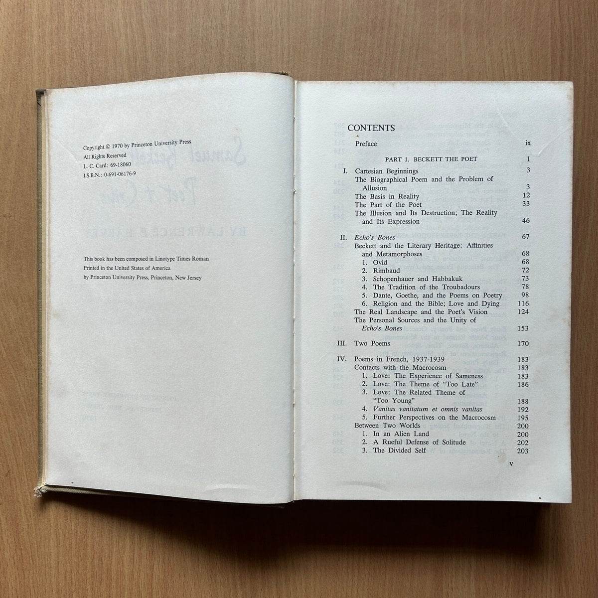 Samuel Beckett: Poet and Critic - Lawrence E. Harvey image 2