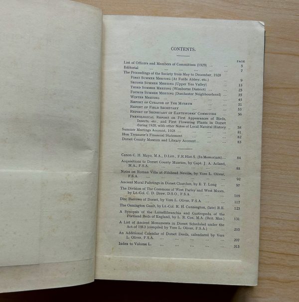 PROCEEDINGS OF THE DORSET NATURAL HISTORY AND ARCHAEOLOGICAL SOCIETY - Image 6