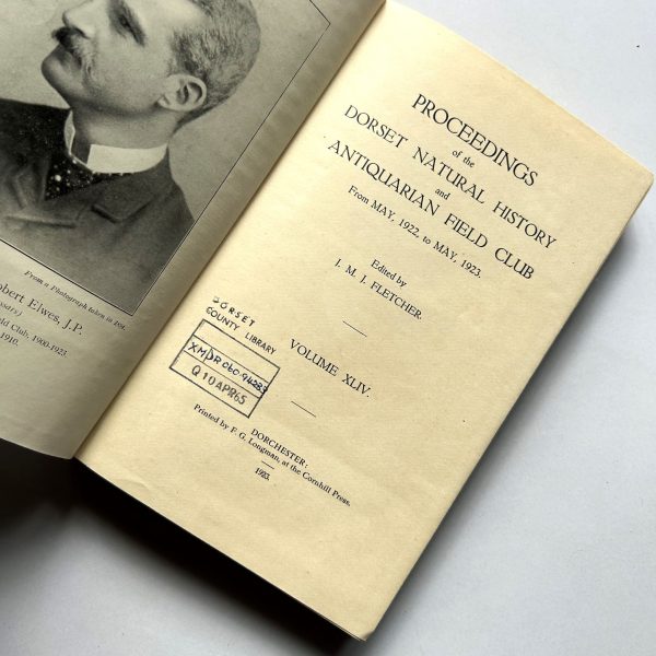 Proceedings of the Dorset Natural History & Antiquarian Field Club by J.M.J. Fletcher - Image 5