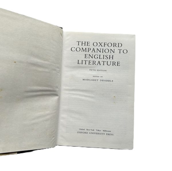 THE OXFORD COMPANION TO ENGLISH LITERATURE BY MARGARET DRABBLE - Image 4
