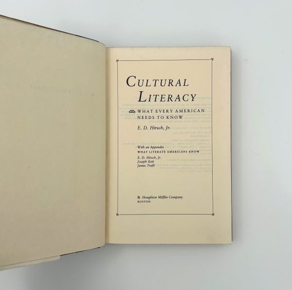 CUTURAL LITERACY BY E.D.HIRSCH,JR. - Image 2