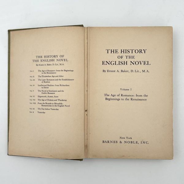 The History of English Novel by Ernest A. Baker - Image 4