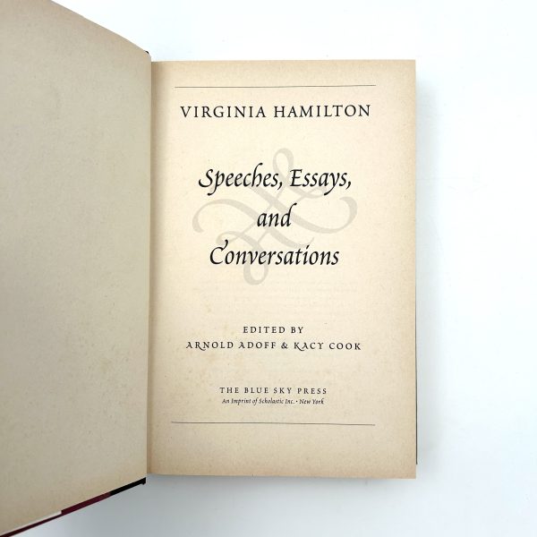 Virginia Hamilton: Speeches, Essays & Conversations : Edited by: Arnold Adoff & Kacy Cook - Image 4
