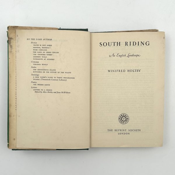 South Riding By Winifred Holtby - Image 5