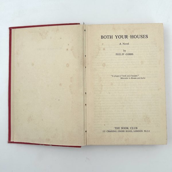 Both Your Houses By Philip Gibbs - Image 4