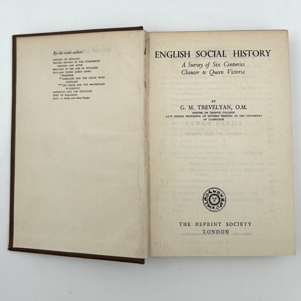 English Social History By G. M. Trevelyan - Image 4