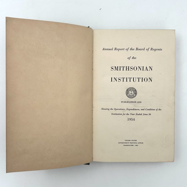 Annual Report of the Smithsonian Institution – 1954 - Image 4