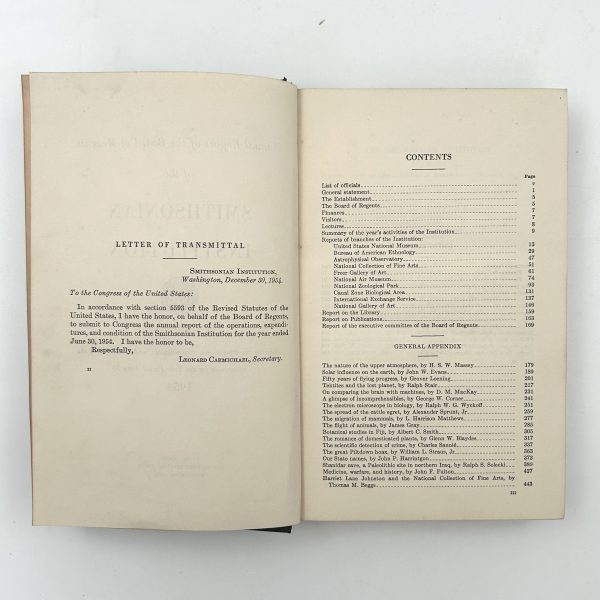 Annual Report of the Smithsonian Institution – 1954 - Image 5
