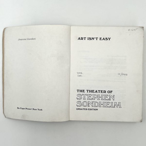 Art Isn't Easy: The Theater of Stephen Sondheim - Image 3
