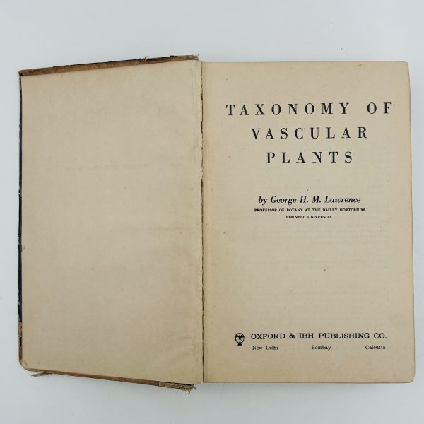 Taxonomy of Vascular Plants by George H.M. Lawrence - Image 4