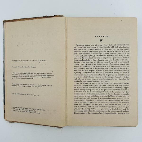 Taxonomy of Vascular Plants by George H.M. Lawrence - Image 5