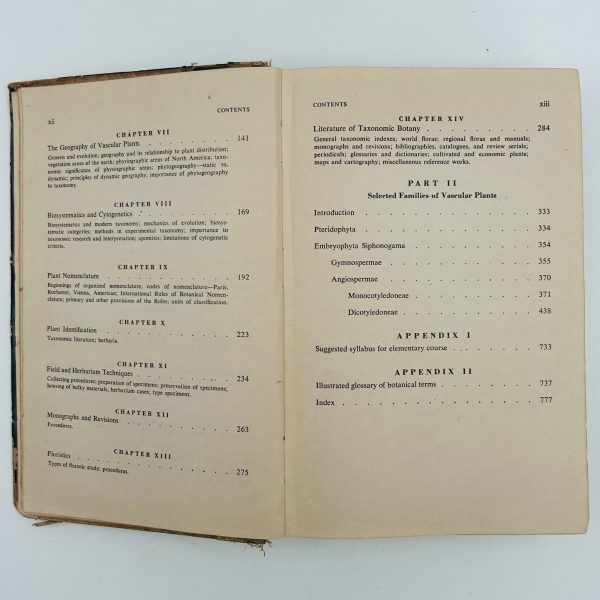Taxonomy of Vascular Plants by George H.M. Lawrence - Image 8