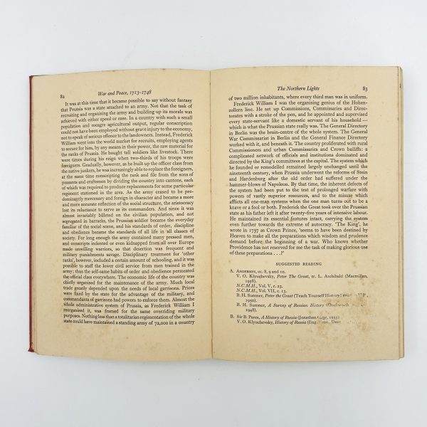 EUROPE IN THE EIGHTEENTH CENTURY by R.J. White - Image 11