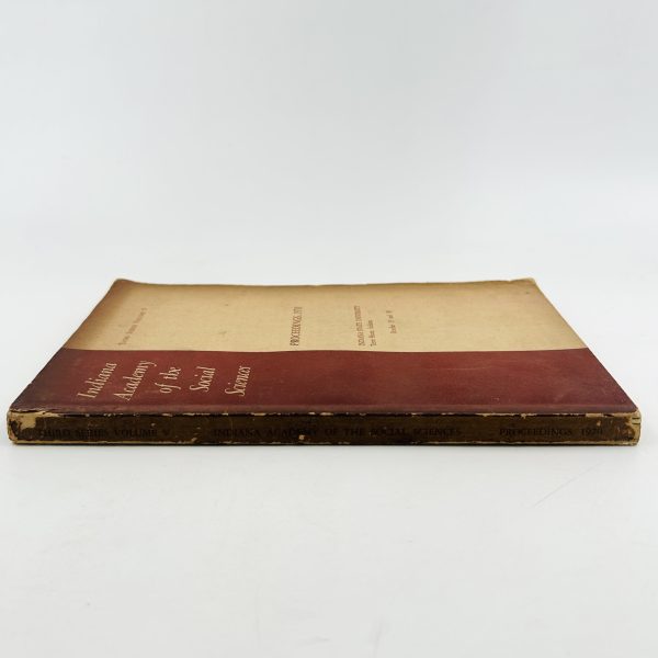 Indiana Academy of the Social Sciences Proceedings, 1970 - Image 2