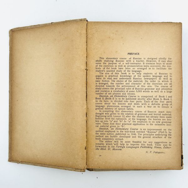 Russian – An Elementary Course (in 2 Volumes) - Image 4