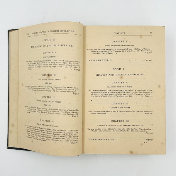 A SHORT HISTORY OF ENGLISH LITERATURE by George Saintsbury - Image 7