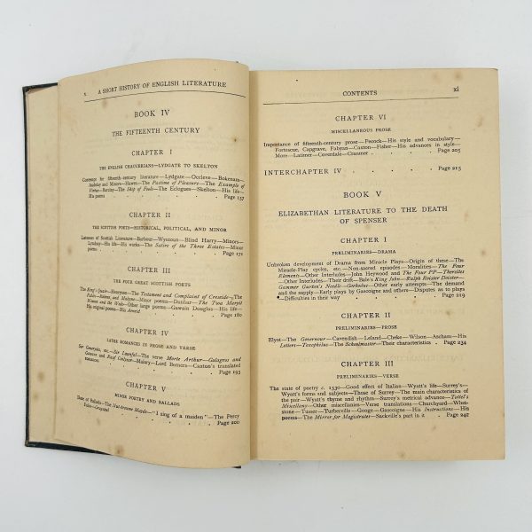 A SHORT HISTORY OF ENGLISH LITERATURE by George Saintsbury - Image 8