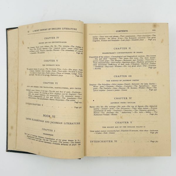 A SHORT HISTORY OF ENGLISH LITERATURE by George Saintsbury - Image 9