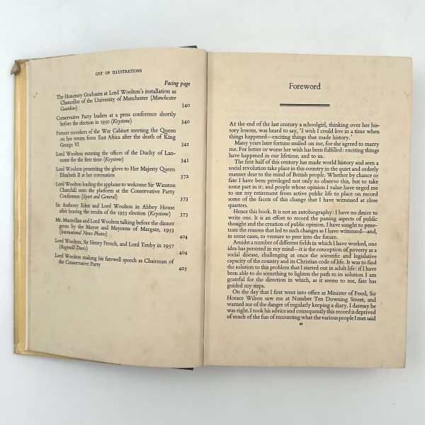 The Memoirs of the Rt. Hon. The Earl of Woolton - Image 8