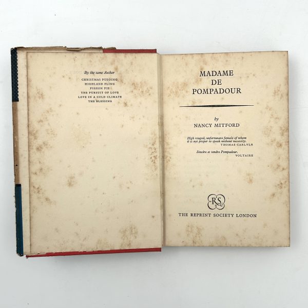 Madame de Pompadour by Nancy Mitford - Image 4