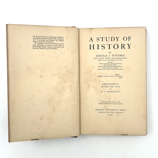 A Study of History by D.C. Somervell - Image 4